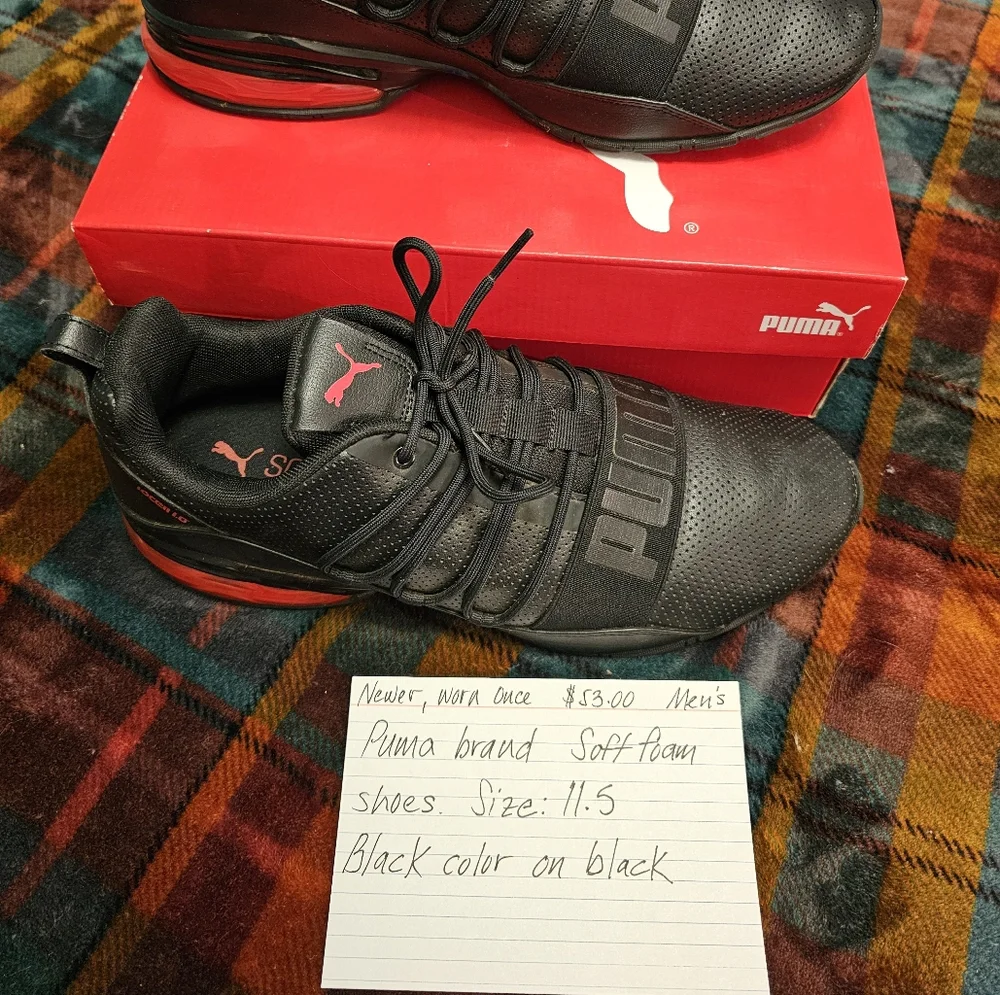 Mens size 11 Puma shoes - Picture 3 of 4